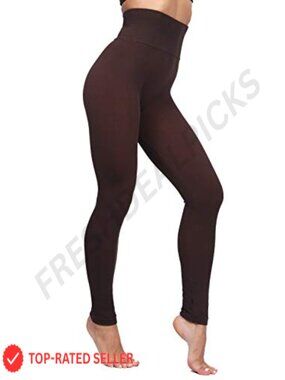 Fleece Lined Leggings Women Thermal High Waisted Warm Winter Pants